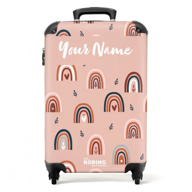Rosy rainbows NBS - Handbagage koffer - Kinderen Unisex middel -productfoto_recht