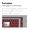 Bloemen - Waaier - Paars Muismat XXL klein 681 -sfeer5