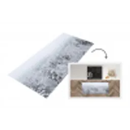 Bos - Sneeuw - Winter - Natuur - Wit Keukenloper - keukenmat middel -3d