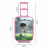 Jongen - Stadion - Voetbal - Zonlicht Kinderkoffer - Roze klein -productfoto_formaten