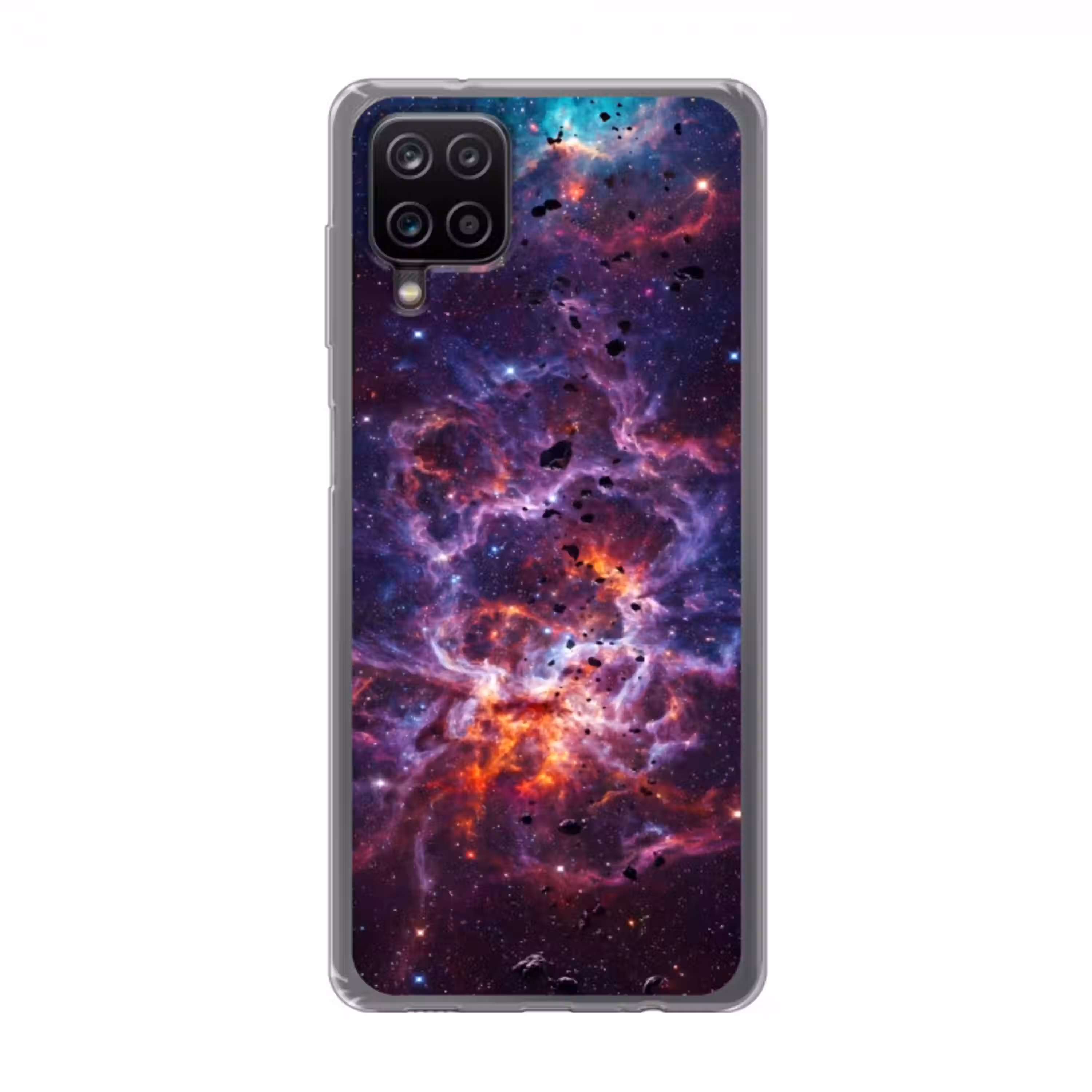 Space - Stars - Abstract - Colorful Telefoonhoesje Samsung Galaxy A12 klein -3d