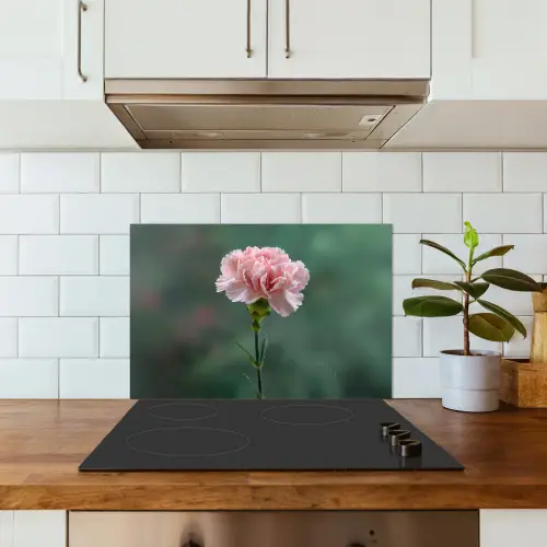 Anjer - Roze - Bloemblaadjes keuken achterwand spatscherm klein -sfeer2