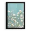Stengels - Bloemen - Lucht - Wit fotolijst zwart zonder passe partout klein -3d