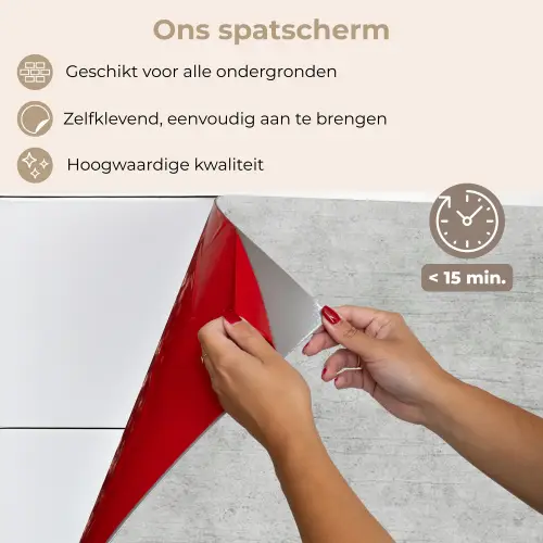Verweerde Grijze Canvas keuken achterwand spatscherm klein -spatscherm_NL