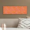Retro - Golvend - Oranje canvas 2cm klein 828 -sfeer3