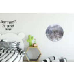 Schermbloem - Rijp - Kristallen - Winter - Delicaat Wandcirkel aluminium klein -kinderkamer