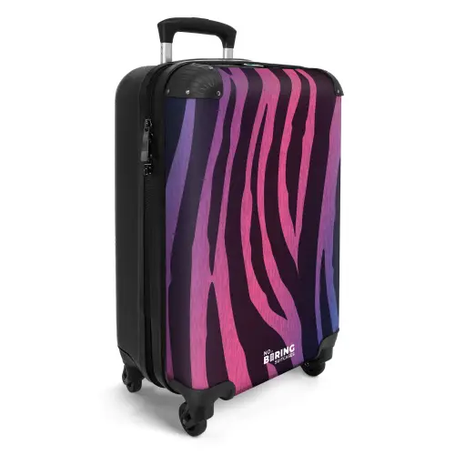 Animal holo - Tijgerprint NBS - Handbagage koffer - Kinderen Unisex middel -productfoto_3d
