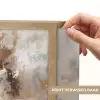 Verf - Abstract - Beige - Kunst Light Box met batterij (Wandlamp) middel -USP_websiteprintNL
