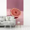Grapefruit - Roze - Disco - Shiny fotobehang vinyl groot -woonkamer