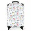 Zomers illustraties kleurrijk NBS - Handbagage koffer - Kinderen Unisex middel -productfoto_recht