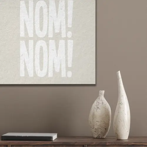 Beige - Vintage - Japandi - Decoratie PET vilt klein -sfeer6_closeup