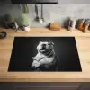 Buldog - Hond - Glas Inductie beschermer vinyl 3mm klein -sfeer5