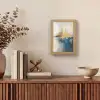 Abstract - Kunst - Goud Light Box met kabel (Tafellamp) klein -sfeer2