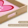 Quote - Moeder - Roze Dienblad Rechthoek middel -USP_HandgreepNL