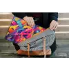 Abstract - Vormen - Kleurrijk laptophoes neopreen klein -tas