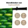 Limoenen - Druppels - Groen Wandkleed katoen klein 269 -sfeer2
