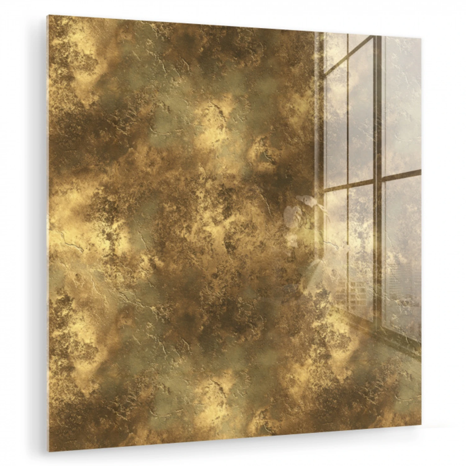 Antiek - Metaallook - Goud plexiglas 5mm klein 11 -zzzproduct_nieuw