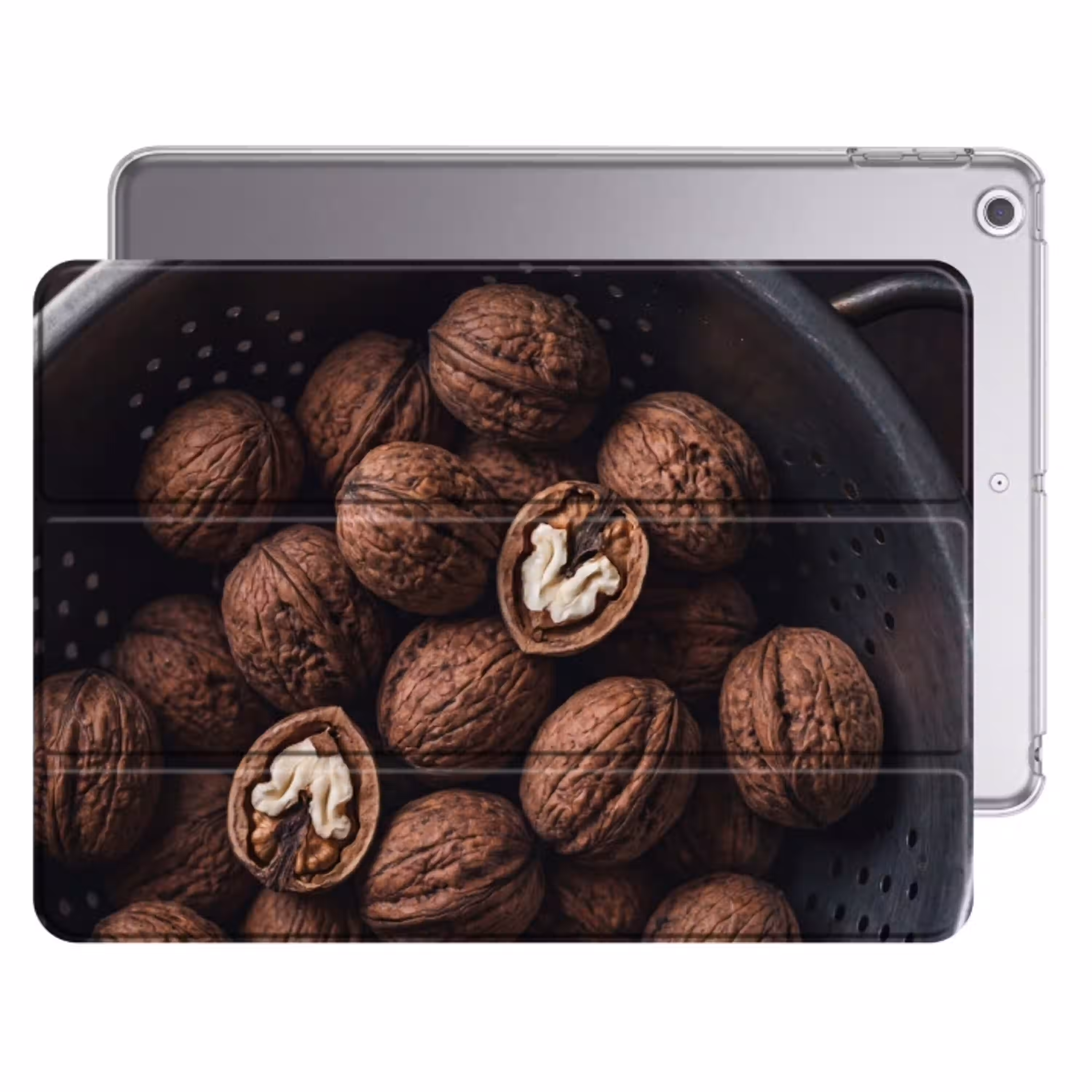 Walnoot - Eten - Donker Apple iPad 2017 middel -threedimensional_3d_global