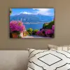 Lake Como - Italië - Landschap canvas 2cm klein -sfeer3