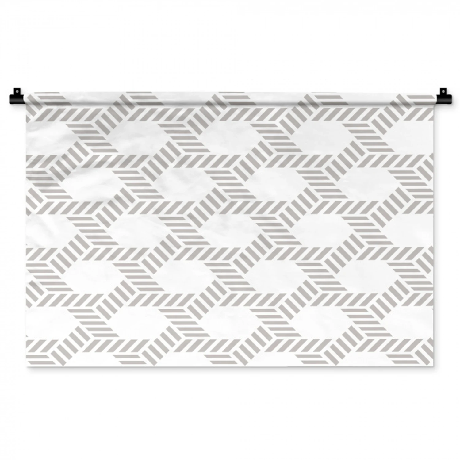 Grafisch - Patroon - Modern -  Opvallend - Begrensd Wandkleed katoen middel 269 -zz3d