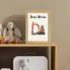 Graafmachine - Getekend - Oranje Light Box met kabel (Kinderlampje) klein -sfeer2_kind