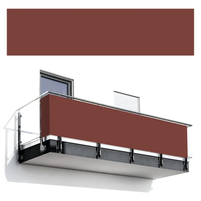 Balkonscherm - Palet - Rood - Interieur