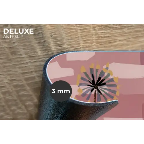 Illustratie - Bloemen - Vlakken - Abstract Placemat vinyl groot -closeup