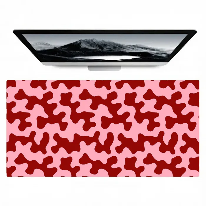 Modern - Abstract - Rood Muismat XXL klein 681 -zzz3d
