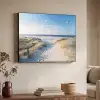 Duin - Meeuw - Strand - Zee - Zon Textielframe - compleet frame klein -sfeer3