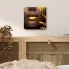 Goud - Vrouw - Verf - Lippen - Luxe plexiglas 5mm klein -sfeer4