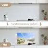 Strand - Duin - Gras keuken achterwand spatscherm klein -voor_na_NL