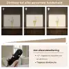 Softijs - Hoorntje - Wit Light Box met batterij (Wandlamp) middel -USP_dimbaarNL