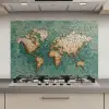 Wereldkaart - Gebroken tegels - Mozaïek keuken achterwand spatscherm klein -3d_website