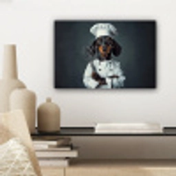 Hond - Garde - Kok canvas 2cm klein -sfeer6