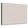 Bloemen - Bladeren - Licht - Taupe Textielframe zwart klein 947 -3d