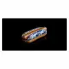 Hotdog - Porselein - Delfts blauw - Eten Muismat XXL klein -3d_leeg