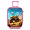 Monstertruck scoort goal in woestijnstadion Kinderkoffer - Roze klein -zz3dotto