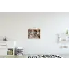 Grijs - Goud - Marmer - Marmerlook textielposter latten blank klein -kinderkamer