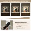 Toekan - Vogel - Bloemen - Planten Light Box met batterij (Wandlamp) middel -USP_dimbaarNL
