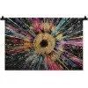 Explosie - Goud - Kleurrijk - Abstract Wandkleed katoen klein -zz3d