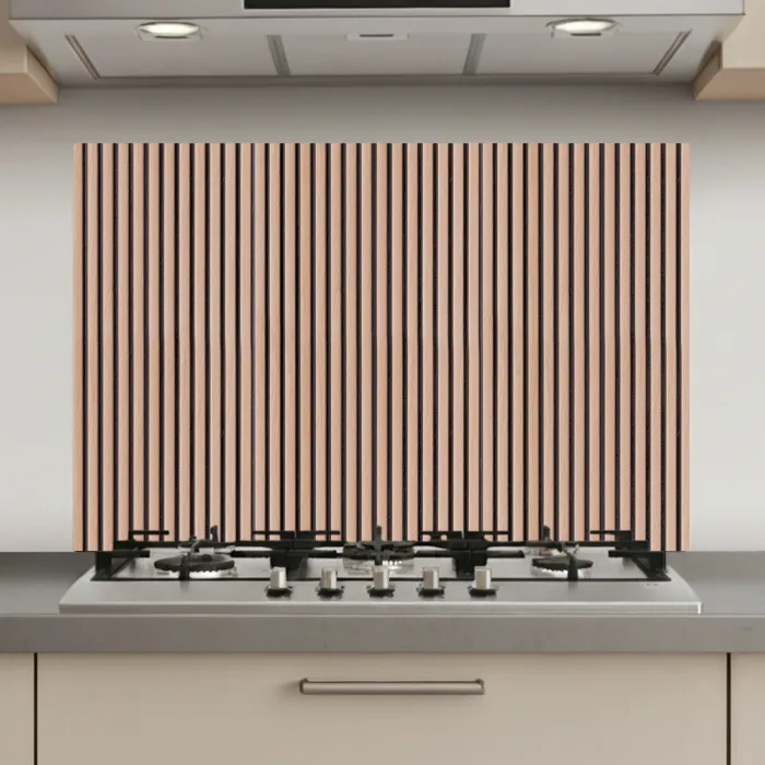 Retro - Hout - Plank - Naturel keuken achterwand spatscherm klein -3d_website