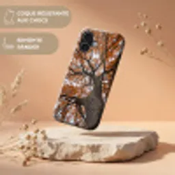 Boom - Bladerdak - Herfst - Oranje - Sfeervol Toughcase MagSafe Apple iPhone 17 klein -USP_RandenV_FR