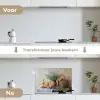 Lavendel - Brood - Stilleven keuken achterwand spatscherm klein -voor_na_NL