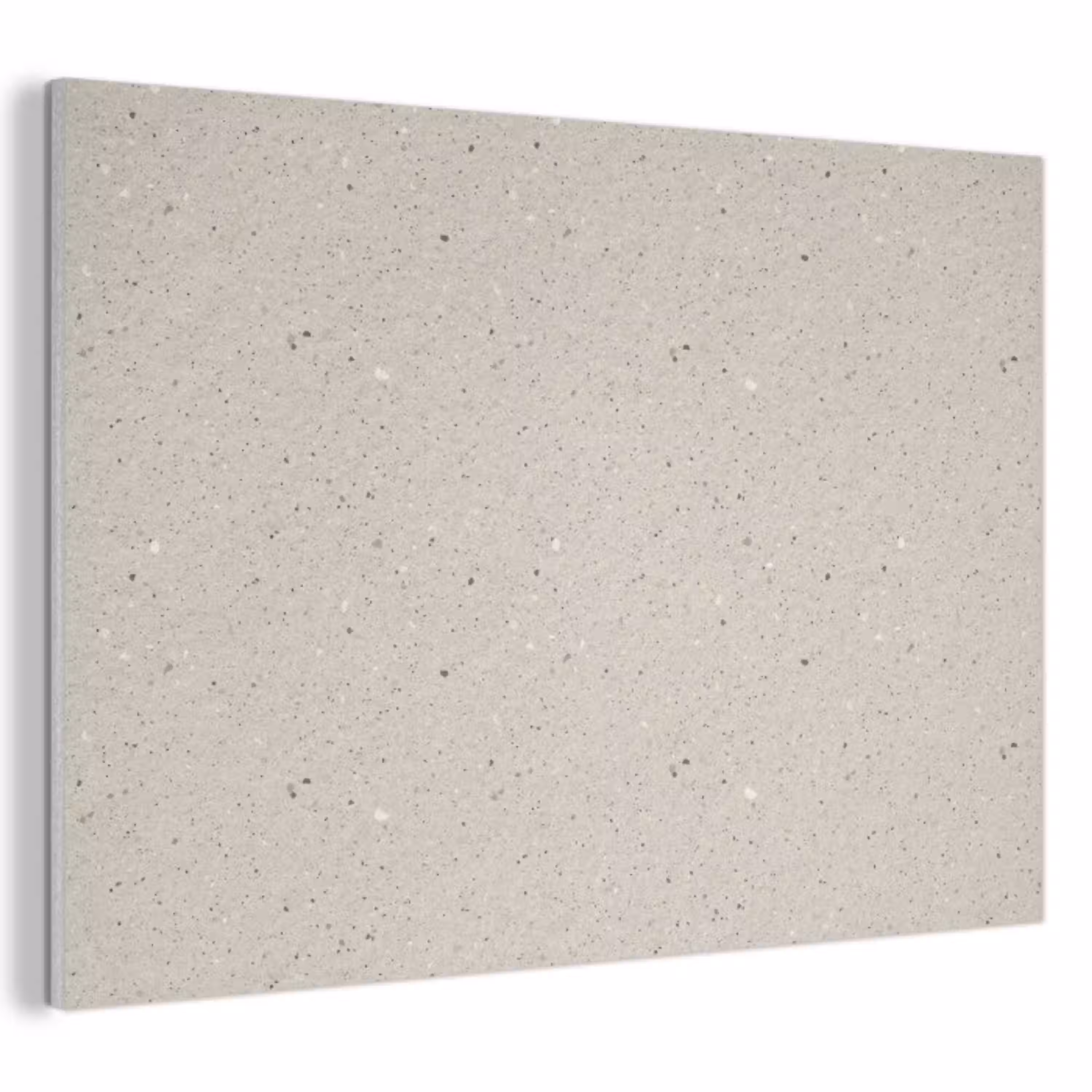 Lichtbeige - Terrazzo - Grijs PET vilt klein 837 -3d