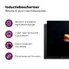 Bloem - Orchidee - Oranje Inductie beschermer vinyl 3mm klein -zzzzzzz-cc-usp