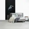 Raaf - Vogels - Zwart fotobehang vinyl groot -slaapkamer