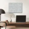 Patroon - Raster - Blauw - Grijs PET vilt klein 837 -sfeer5
