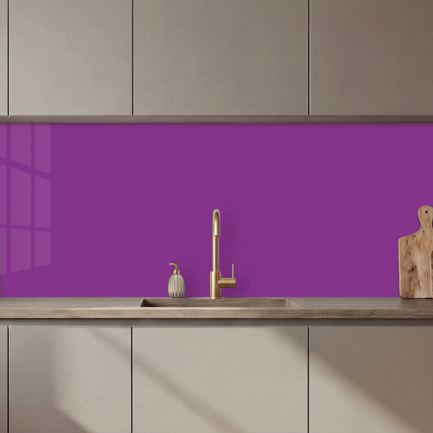 Paars - Kleuren - Effen keuken achterwand 2 middel 871 zz_3dshopping