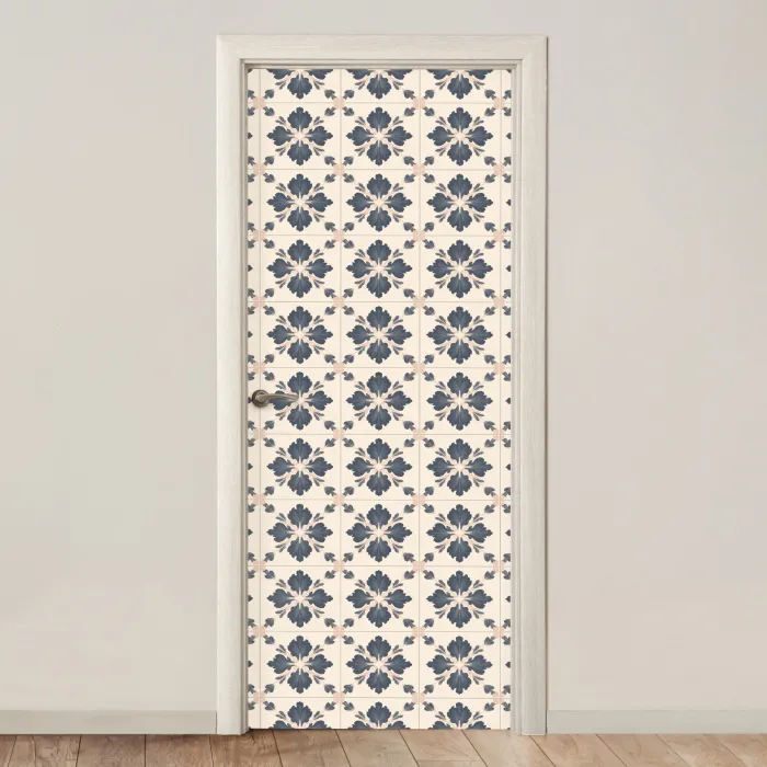 Bladvorm - Klassiek - Kleurrijk deurposter klein 289 -3d_beige