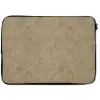 Beige - Marmer - Witte aders laptophoes neopreen klein 279 -zkaufland3dotto